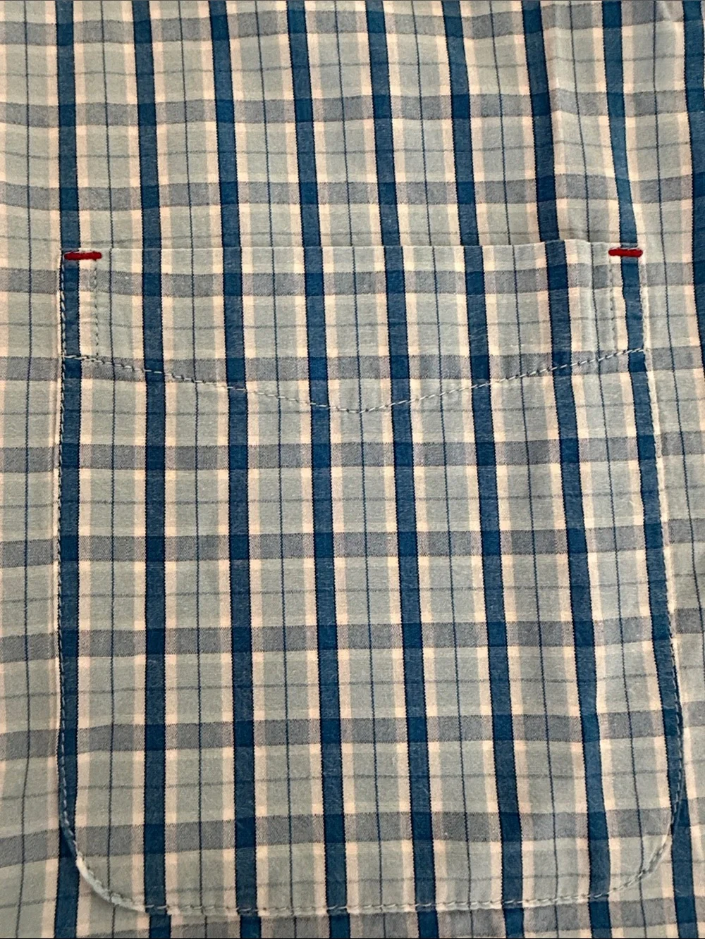 GAP KIDS BLUE PLAID SHORT SLEEVE BUTTON UP SHIRT BOYS SIZE 12/XL